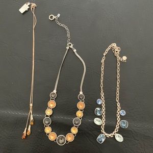 Crystal costume necklaces